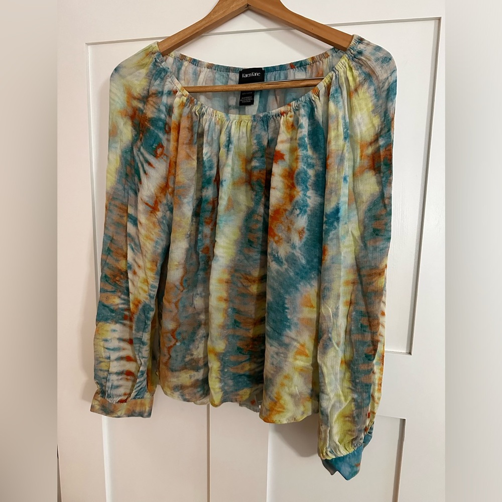 Karen‎ Kane tie-dye blouse extra large